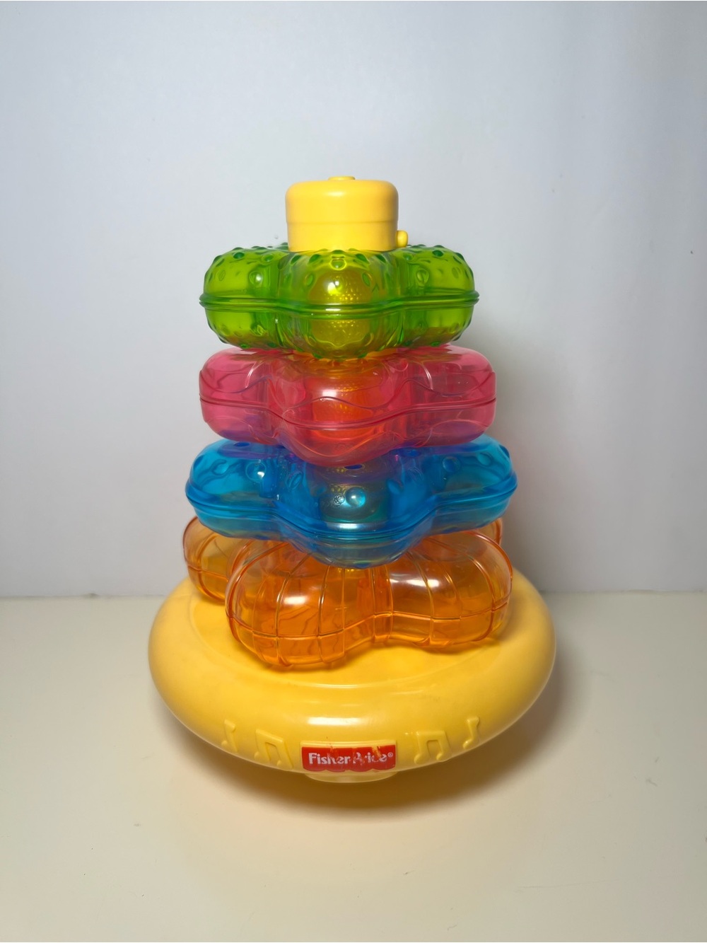 Fisher Price Star Stacker Stacking Rings Musical Light Up Toy Vintage 2004